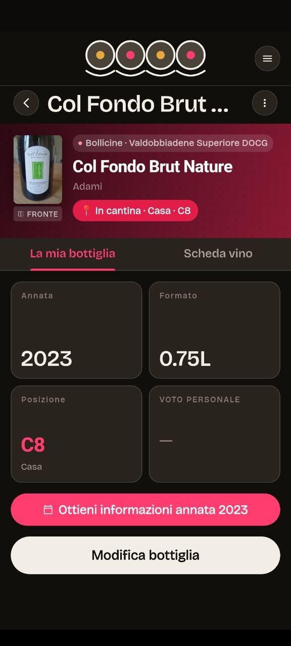 Ogni bottiglia, nel dettaglio