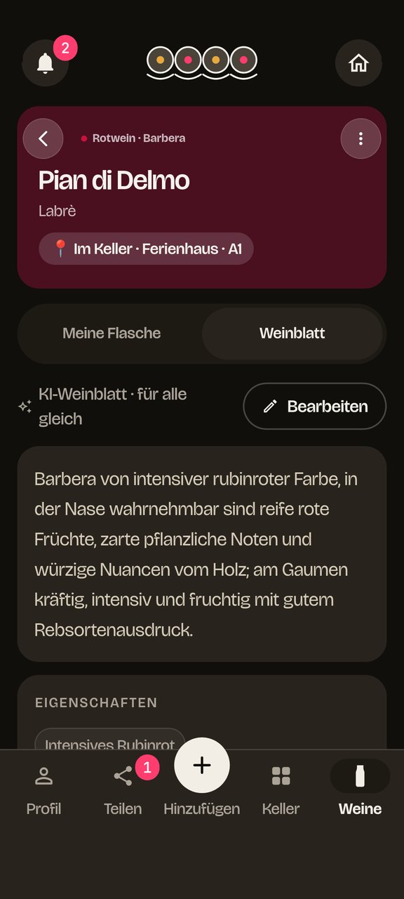 Von der KI erstelltes Datenblatt