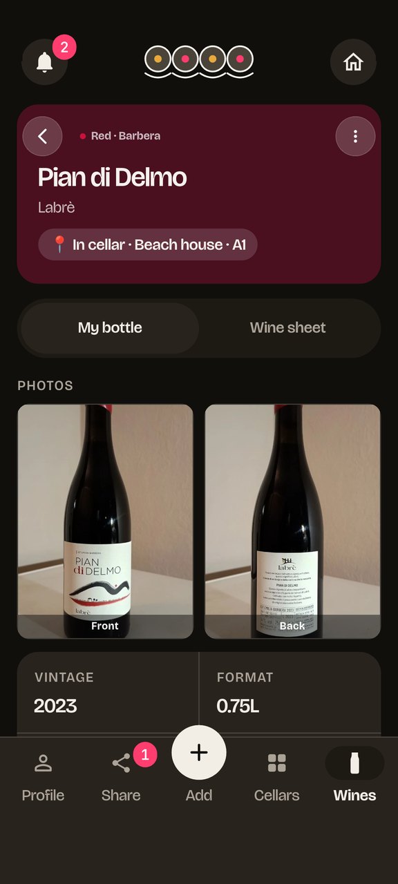 Every bottle, in detail