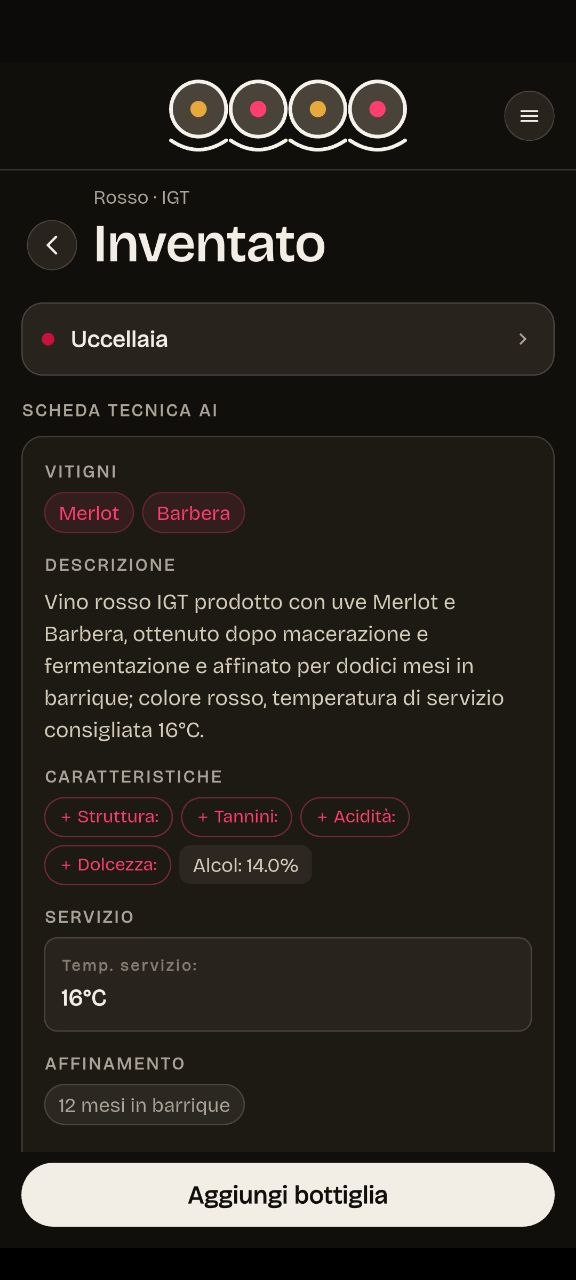 Scheda tecnica generata dall’AI